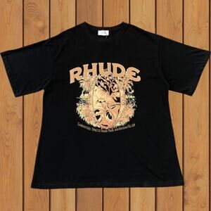 Rhude Men's Short Sleeve Black